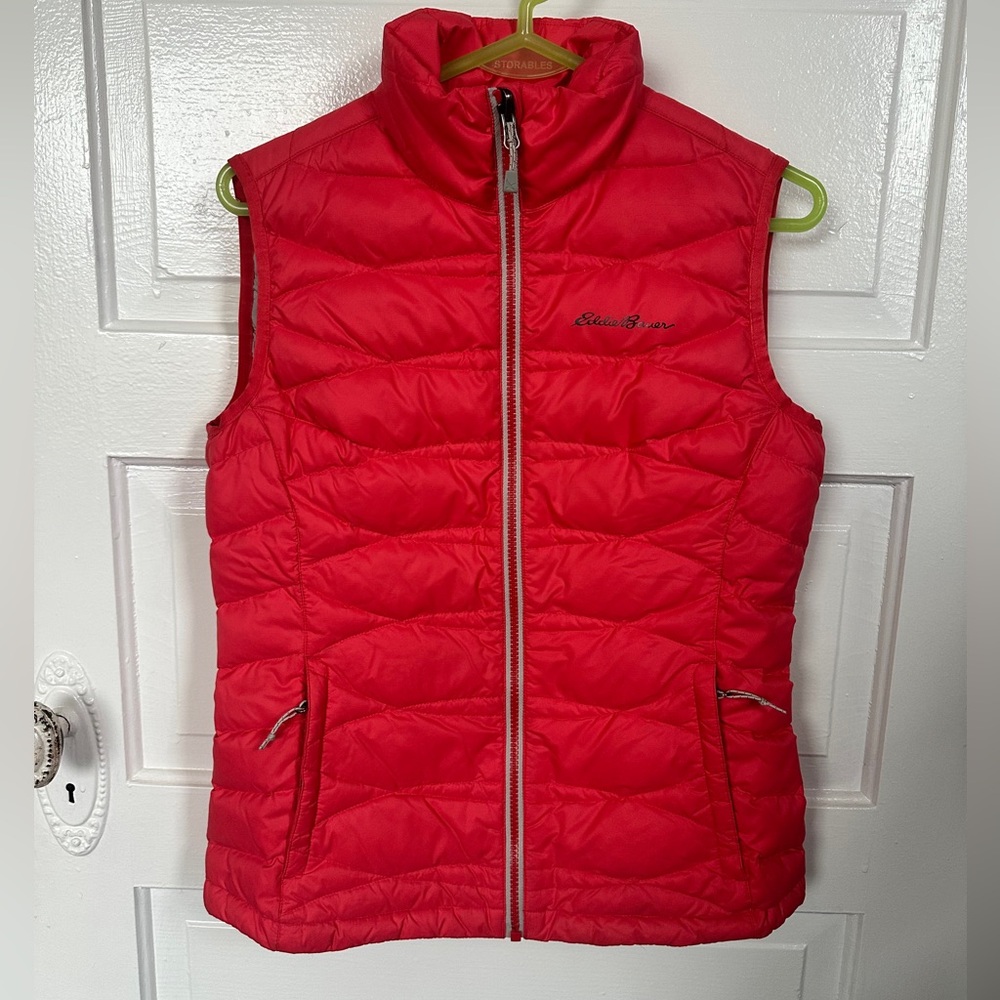 Eddie Bauer Puffer Vest- Coral